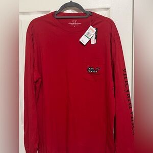 Vineyard Vines Long Sleeved Christmas Shirt